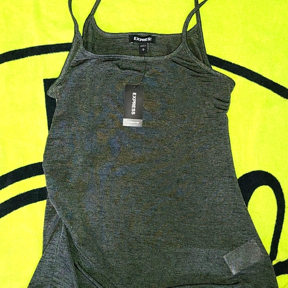Express Metallic Cami Tank